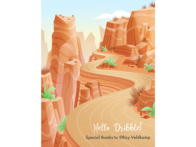 Adventure adventure canyon environment explore hiking illustration landscape storytelling traveling