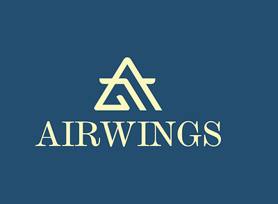 Airwings brand identity branding branding design design graphic design icon identity logo logo design minimal