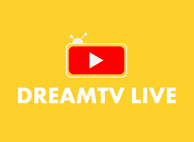 Dream Live Tv 01 brand identity graphic design identity illustration logo logo design