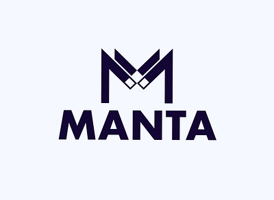 Manta 01 brand identity branding branding design design flat graphic design identity logo logo design minimal