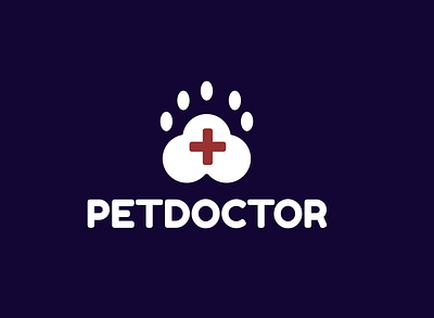 pet doctor 01 brand identity branding branding design design flat graphic design icon logo logo design minimal