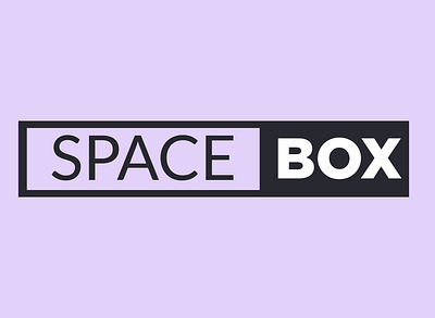 SpacebOX 01 brand identity branding branding design design graphic design identity illustrator logo logo design minimal