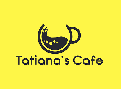 Tatiana s Cafe 01 brand identity branding design design flat graphic design icon identity illustrator logo logo design