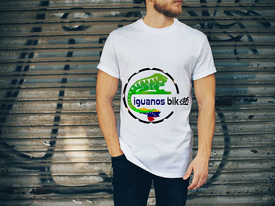 iguanos bike uniform and branding logo brand brand identity branding branding design design flat graphic design icon illustration illustrator logo design minimal tshirtdesign