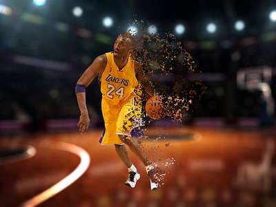 Dispersion - Kobe Bryant adobe photoshop artist basketball design dispersion kobe bryant photoshop