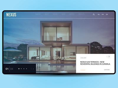 Real Estate Website Mockup