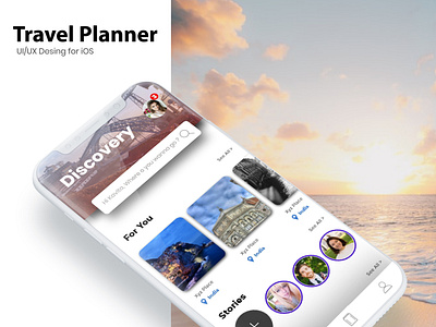 Travel Planner App Mockup