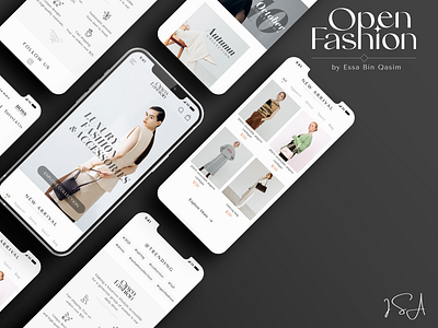 Open Fashion App design