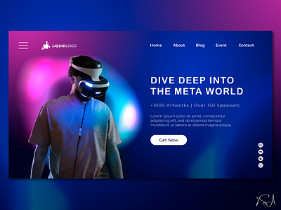 Metaverse Landing Page