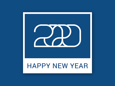 Happy New Year 2020 2020 classic blue design design drop designdrop graphic design graphic designer happy new year hosein mansouri hosman hosman design new year pantone طراحی گرافیک قطره طراحی گرافیک گرافیک دیزاین