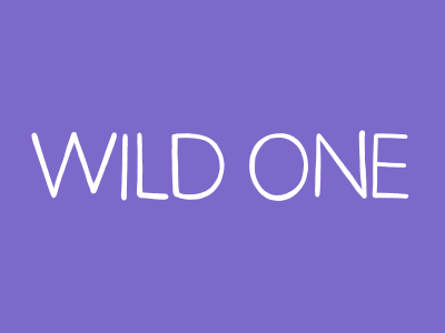 WildOne motion titles typography wild one