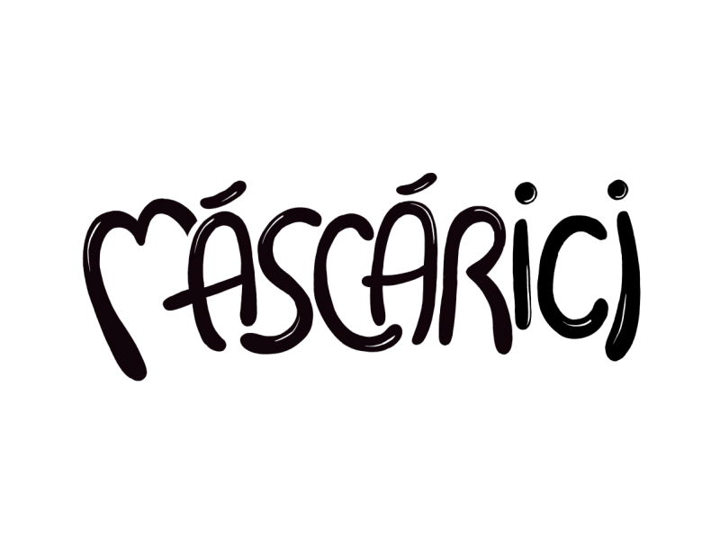 Mascarici animated board game logo masarici
