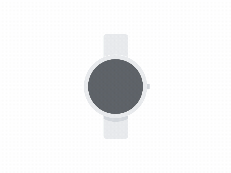 Welcome to Wear OS animation dots illustration onboarding oobe watch wear wearable