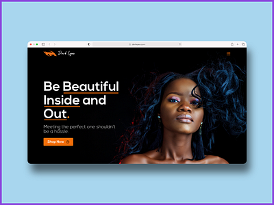 DESIGN POST dribbble beauty beauty website makeup nigeria nigerian designer uiux website design