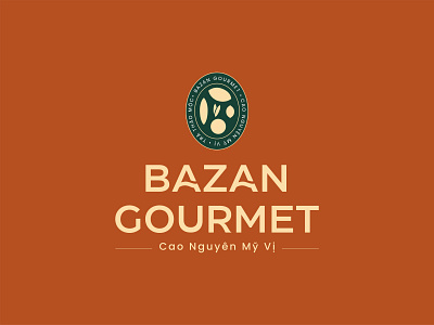 Bazan Gourmet - final logo branding graphic design illustration logo teabrand