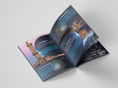 Company Brochure with Mockup Design