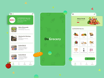 Grocery Shop Mobile App app design mobile app design mobile app development mobile apps mobile design uidesign