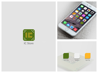 IC Store , App Icon Design app application design ic icon illustration logo online store