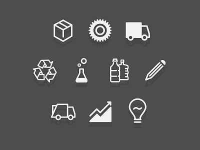 DS Smith icon set branding design icon set icons packaging rebrand symbol