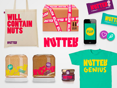 Nut your average nut butter branding design genius identity jar mental merchandise nut butter nuts nutter packaging
