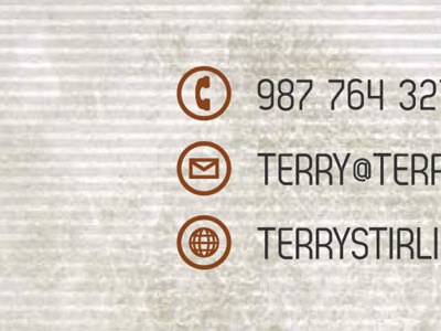 Terry Stirling Jr Business Card