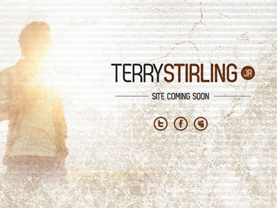 Terry Stirling Jr Landing Page landing page orange texture