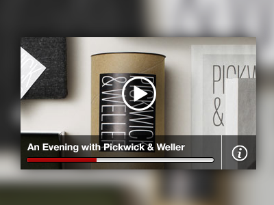 Netflix Design Presents: An Evening with Pickwick & Weller netflix pickwick weller player ui
