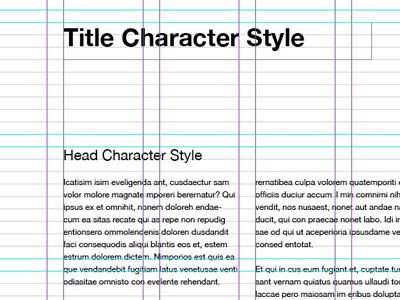 Getting Gridy baseline grid indesign print typography