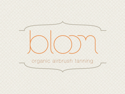 Bloom identity san serif typography