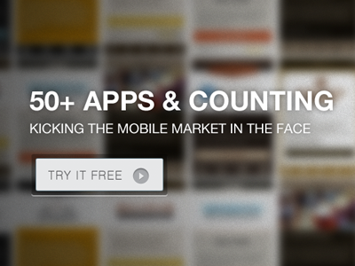 Kicking the Mobile Market in the Face apps call to action copyright cta