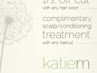 Hair Stylist Postcard Design