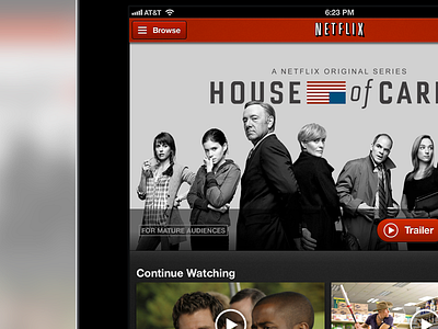 House of Cards ipad netflix