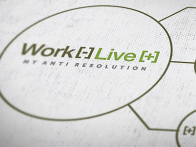 Work [-] Live [+] diagram inforgraphic