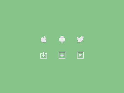 Icon Schmicon add android apple close download icon iconography twitter