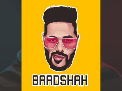 Badshah vector logo design logo mascot mockup