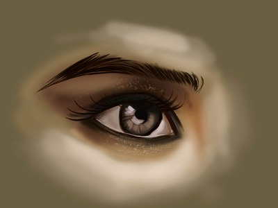 Eye painting art digital painting eye illustration painting photoshop