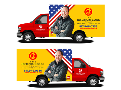 Truck Wrap for Jonathan Cook car wrap car wrap design vehicle wrap