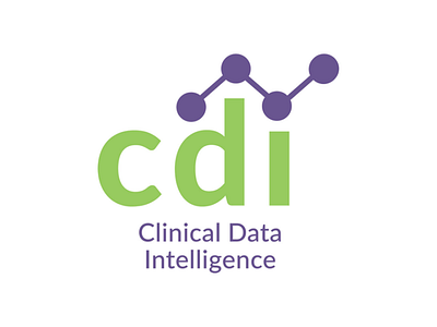 Clinical; Data Intelligence Logo brand identity logo logo design
