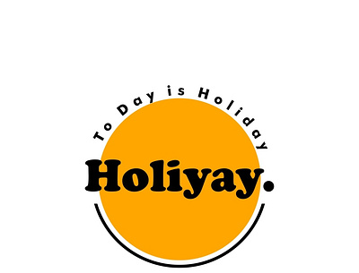 Holiyay is Holiday branding graphic design logo