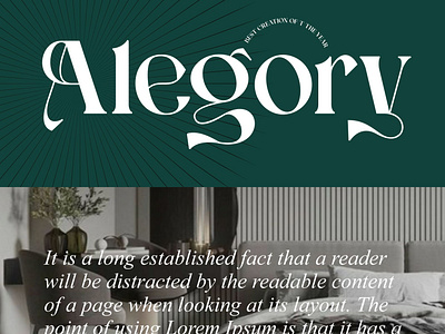 Alegory by Grinjake Font