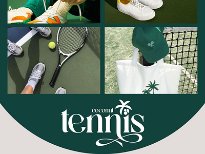 Coconut tennis logo by Whymore