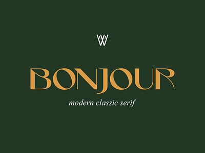 Bonjour Font