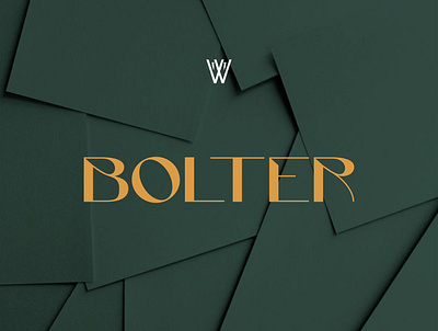 Bolter Font by Bonjour branding design font graphic design illustration logo typography ui ux vector
