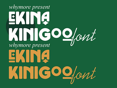 EKINA KINIGOO branding design font graphic design illustration logo typography ui ux vector