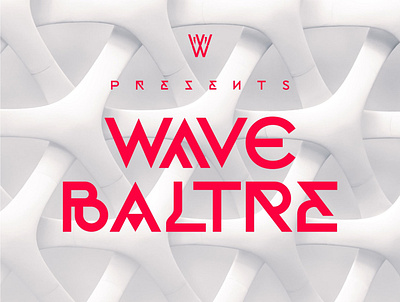WAVE BALTRE FONT branding design font graphic design illustration logo typography ui ux vector