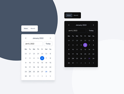 Calender design ui uiux