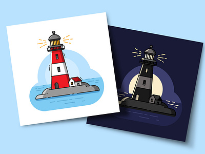 Lighthouse Illustration