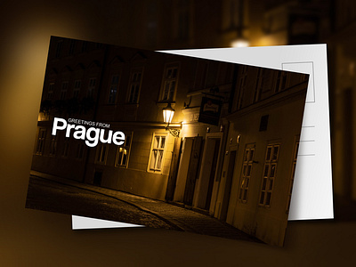 Postcard Design - Prague