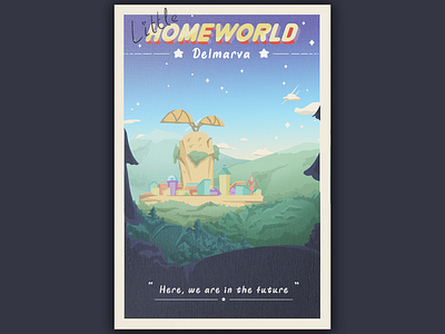 Postcard - Little Homeworld (from Steven Universe)