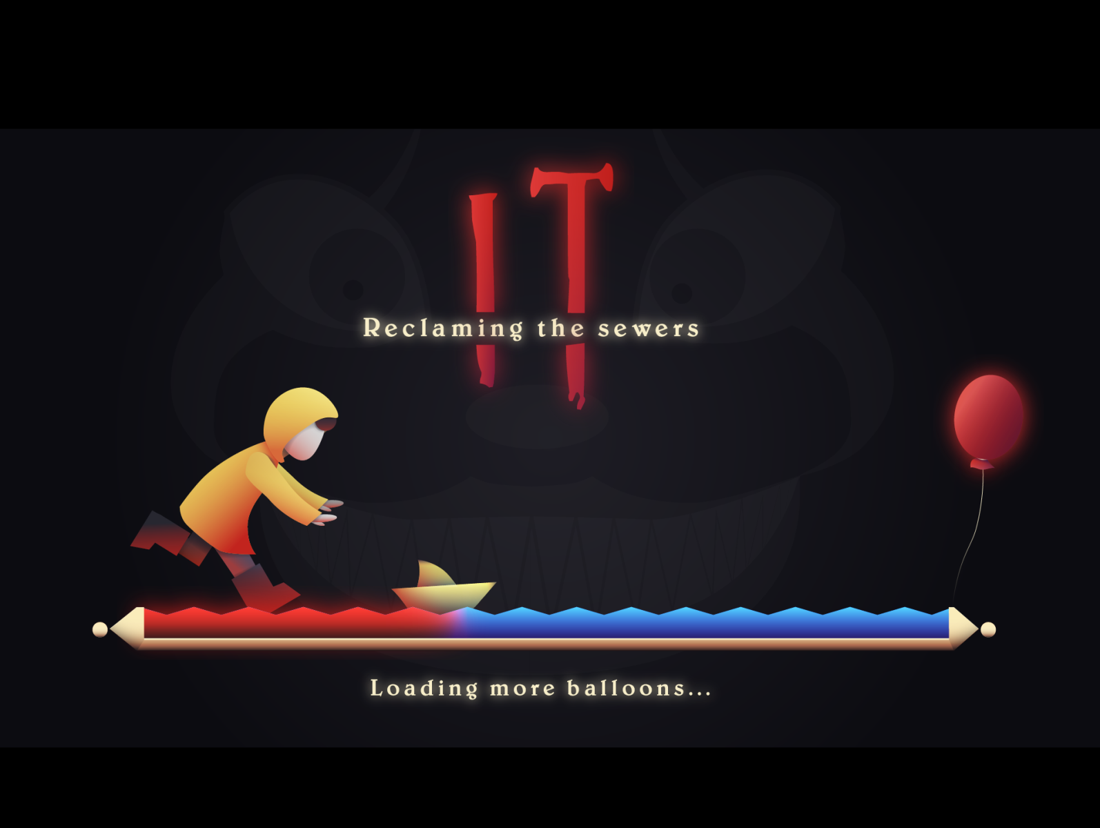 Halloween It Loading Screen By Iris Vos On Dribbble